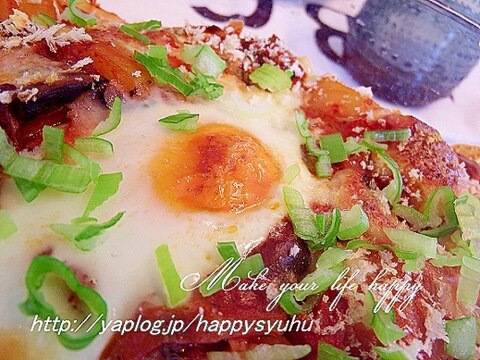 リメイク☆キムチーズと卵とろーりカレードリア